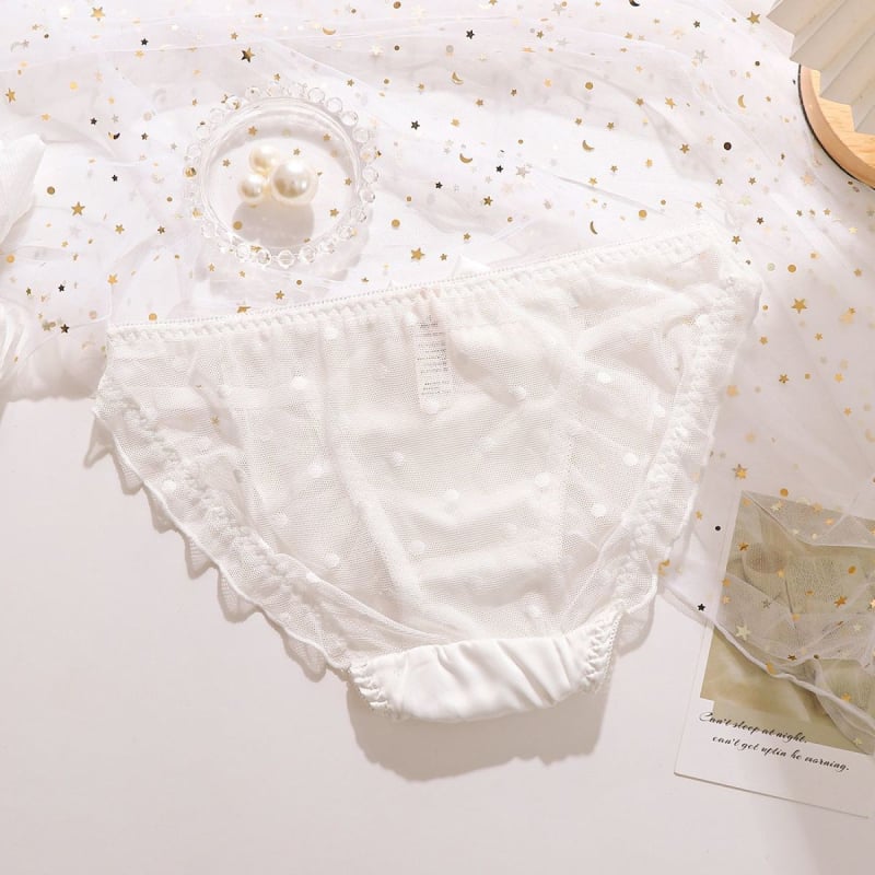 Dječje gaćice od Milk Silk, prozračne s pamukom u preponama, srednji pojas, tkanina, uzorak mašna