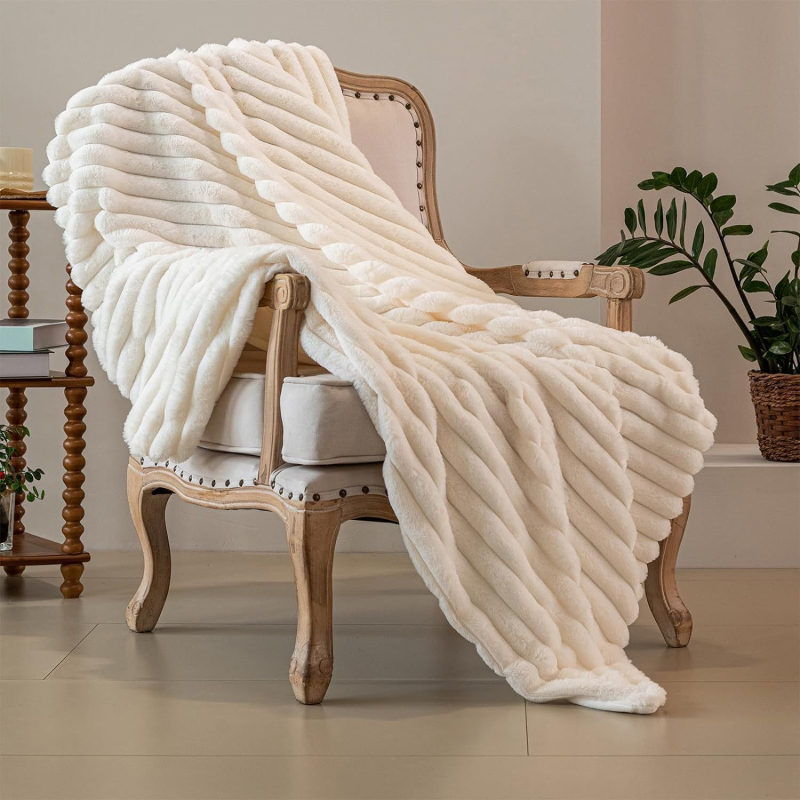 Milk velvet deka, poliester vlakno, klasa A, jesen-zima, minimalistički stil