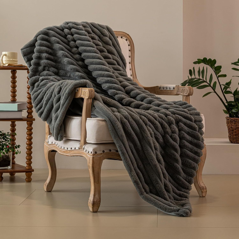 Milk velvet deka, poliester vlakno, klasa A, jesen-zima, minimalistički stil