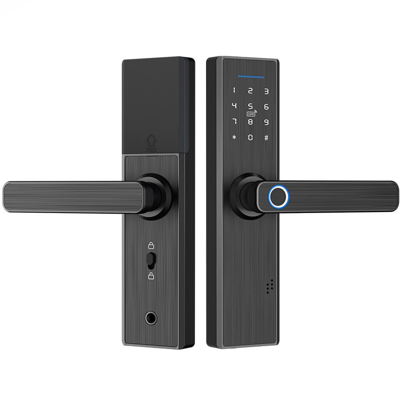 Pametan zaključavanje unutarnjih vrata — SORAY HB-X1, otisak prsta, Wi‑Fi i Bluetooth, vrijeme skeniranja <0,05 s, napajanje DC
