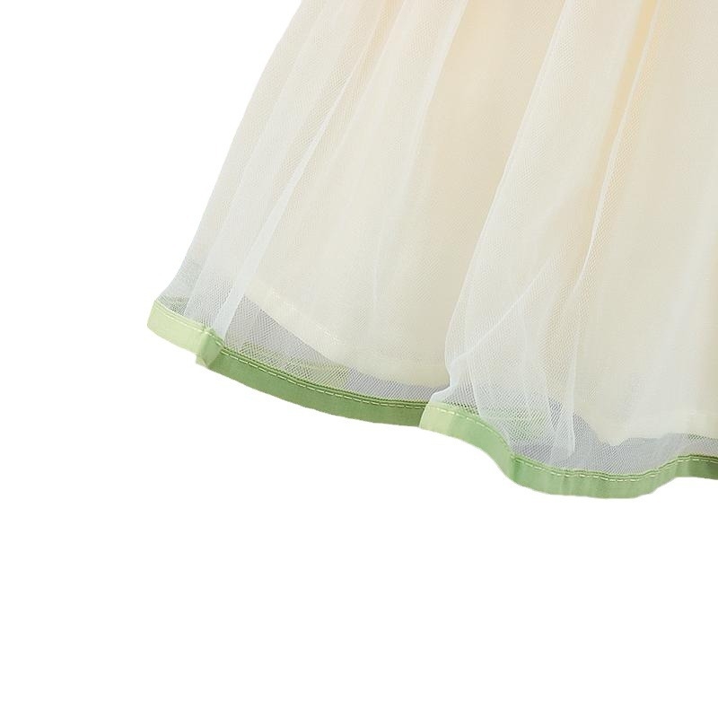 Dječja haljina u stilu Cheongsam s patchworkom, 85% pamuka, za uzrast 3–8 godina, ljeto, haljina princeze