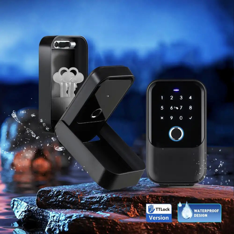 Bluetooth kutija za ključeve s otiskom prsta i lozinkom — za vanjsku i unutarnju upotrebu, elektronički sigurnosni sef