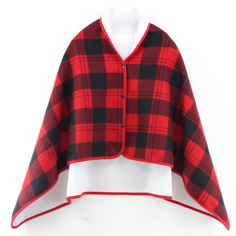 Flanel deka s mikrovlaknima, karirani i kvadratni uzorak, 300–500 g, skandinavski stil