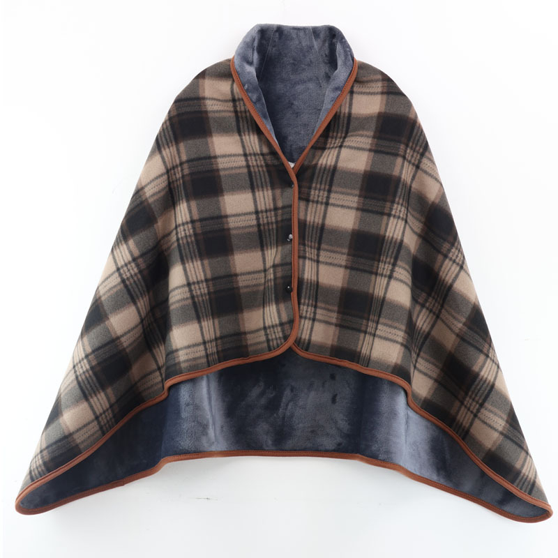 Flanel deka s mikrovlaknima, karirani i kvadratni uzorak, 300–500 g, skandinavski stil