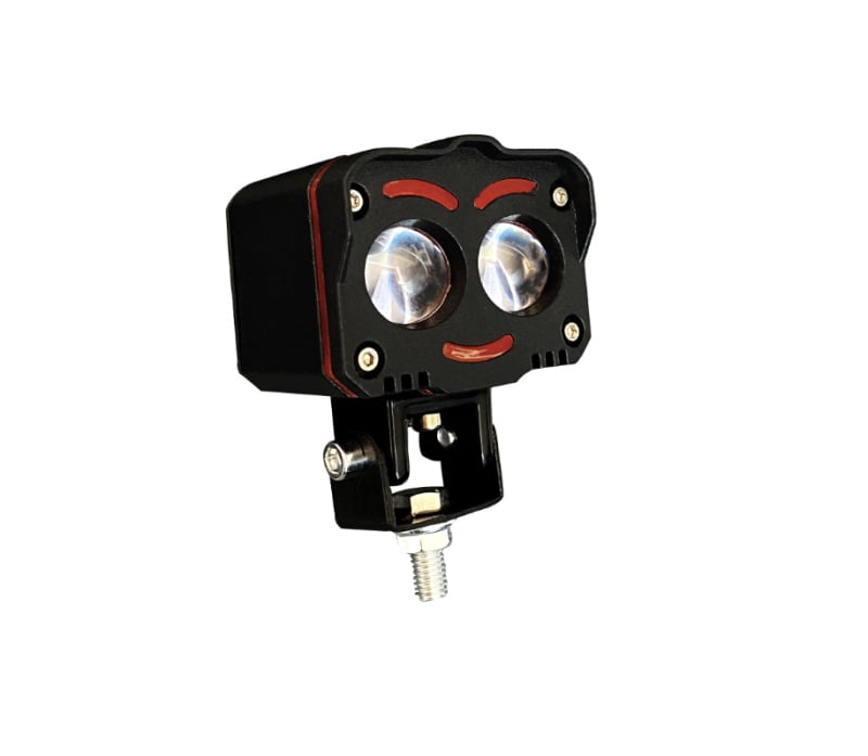 LED φως μοτοσικλέτας, προβολέας Angel Smile με 12 λειτουργίες, αλουμινένιο περίβλημα, καθολική τάση 12–85V, διάρκεια ζωής 50.000 h