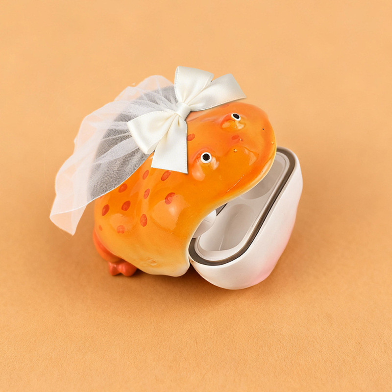 Калъф за слушалки Ugly Frog, твърд корпус, ръчна изработка, за Apple