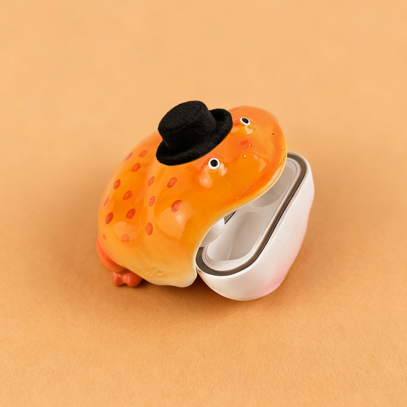 Калъф за слушалки Ugly Frog, твърд корпус, ръчна изработка, за Apple