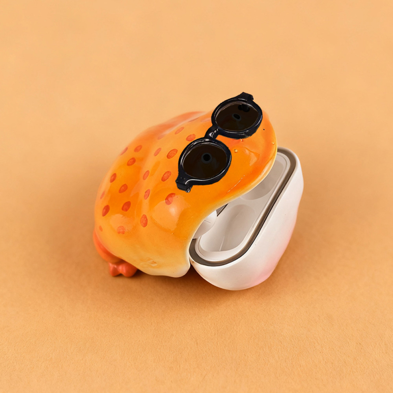 Калъф за слушалки Ugly Frog, твърд корпус, ръчна изработка, за Apple