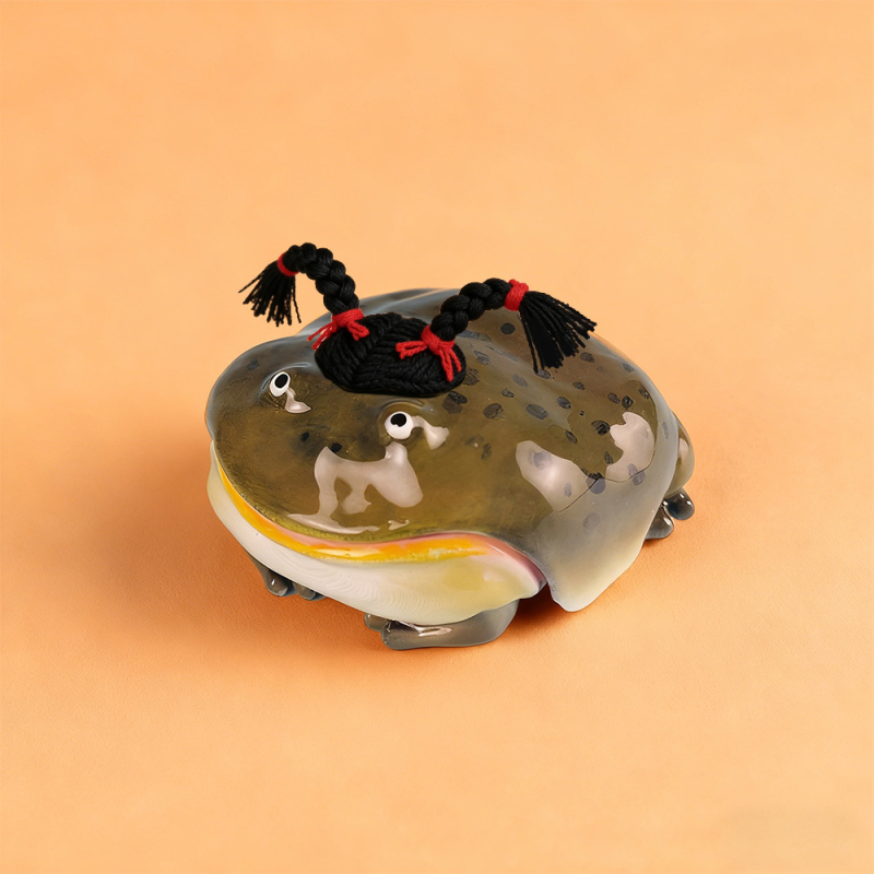 Калъф за слушалки Ugly Frog, твърд корпус, ръчна изработка, за Apple