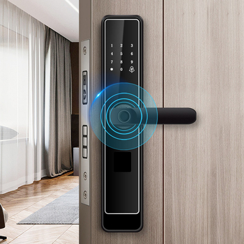 Încuietoare inteligentă cu amprentă, parolă, card și cheie – protecție anti-furt (F331)