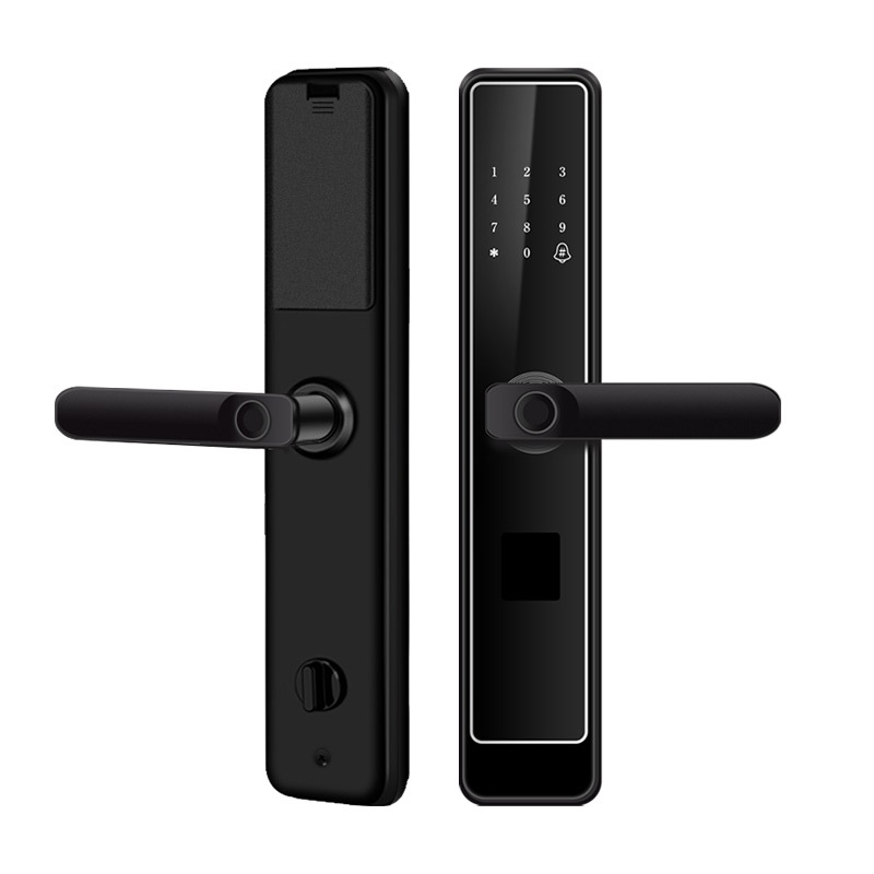 Încuietoare inteligentă cu amprentă, parolă, card și cheie – protecție anti-furt (F331)