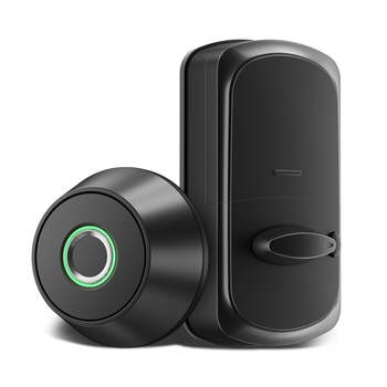 US стандарт входна врата, заключване с пръстов отпечатък, парола и ключ, съхранява до 50 отпечатъка, повече от 100000 отключвания, сканиране под 1,2 s, DC захранване, ляво/дясно обръщане