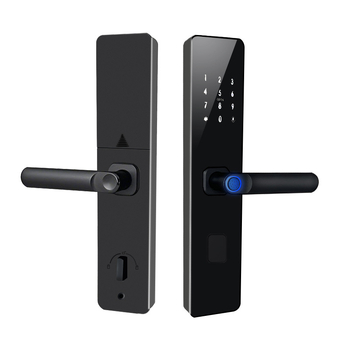 Умна брава за входна врата с пръстов отпечатък, парола и карта — 50 запазени отпечатъка; над 100 000 отключвания; време за сканиране <0,5 сек; фалшиво разпознаване <0,001%; фалшиво отхвърляне <1%