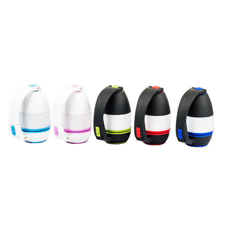 Φακός κατασκήνωσης 3 σε 1 με LED, 5W, μπαταρία 2000mAh, ηλιακή φόρτιση, ABS περίβλημα, φορητό φως