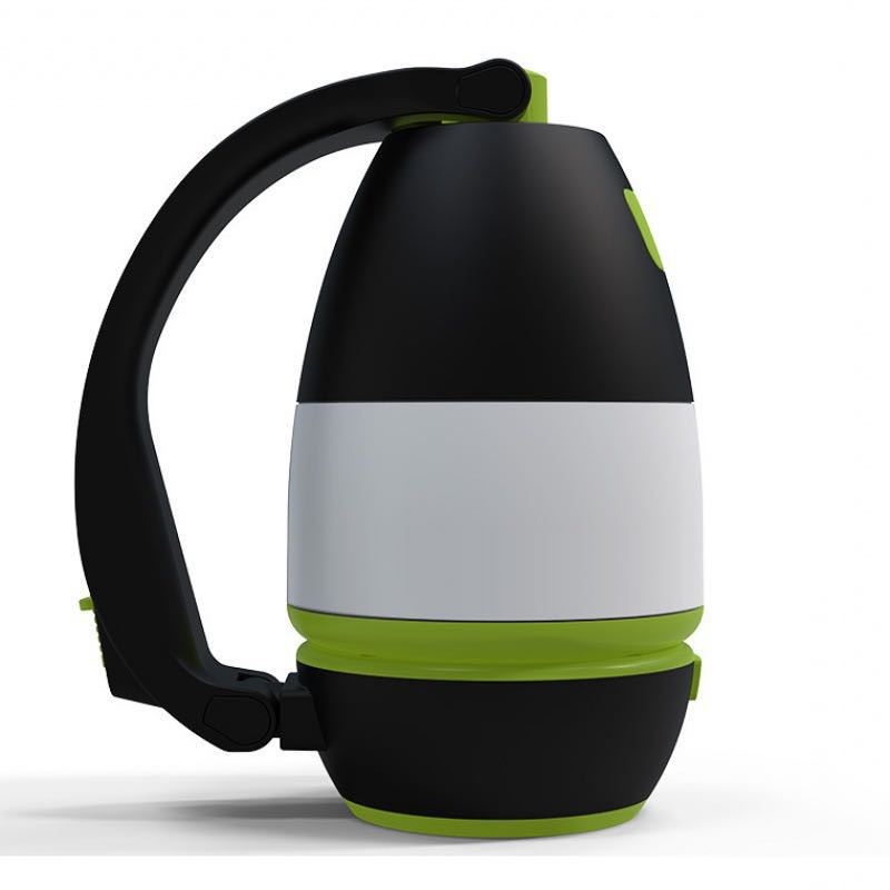 Φακός κατασκήνωσης 3 σε 1 με LED, 5W, μπαταρία 2000mAh, ηλιακή φόρτιση, ABS περίβλημα, φορητό φως