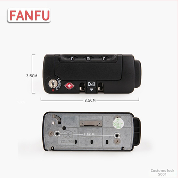 Fanfu κλειδαριά αποσκευών TSA002 – πλαστική κλειδαριά κατά της κλοπής, μοντέλο S001, συμβατή με TSA708