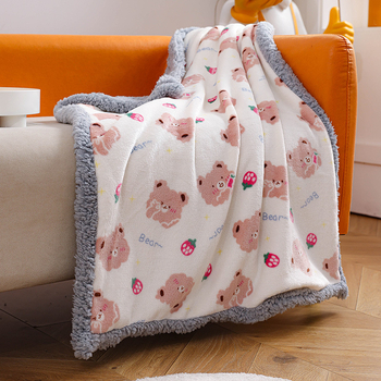 Кучешко двуслоено одеяло, мека платнена материя, за кучета, четири сезона