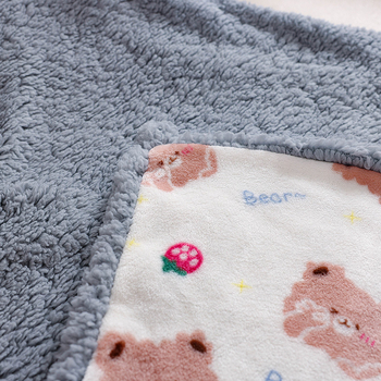 Кучешко двуслоено одеяло, мека платнена материя, за кучета, четири сезона