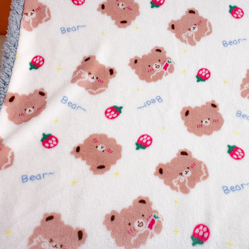 Кучешко двуслоено одеяло, мека платнена материя, за кучета, четири сезона