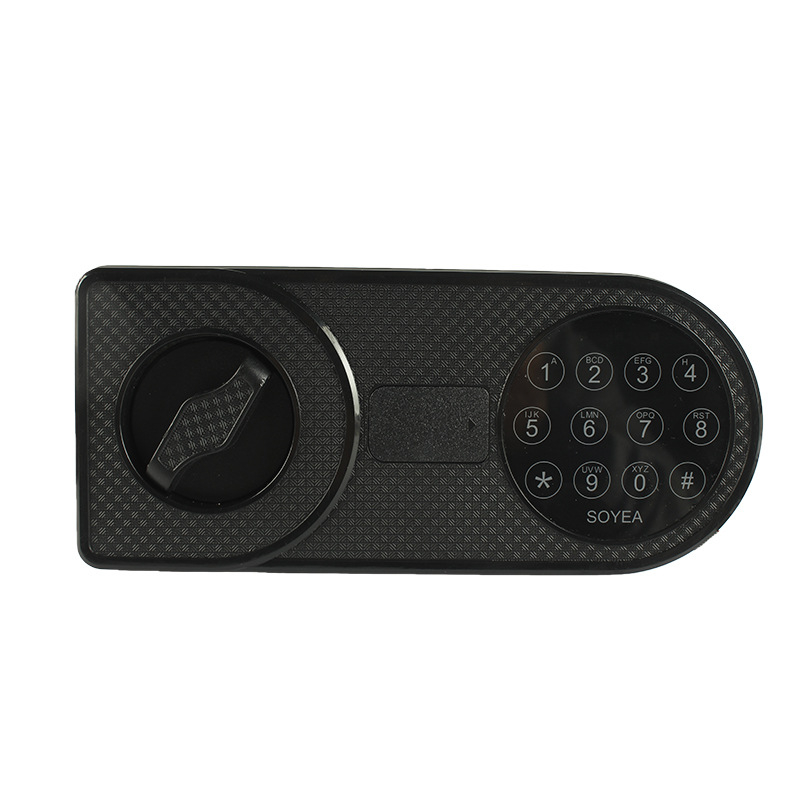 Сейф шкаф с цифрово паролно заключване и достъп чрез пръстов отпечатък, аларма против кражба, стоманена конструкция, модел 9532