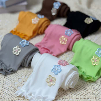 Dječje tajice za djevojčice, Ice Silk, srednji pojas, kratka duljina, uzrast 3–8 godina, 95% poliester