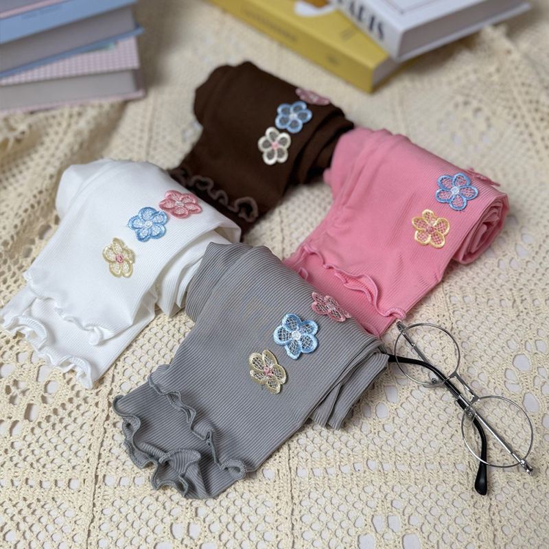 Dječje tajice za djevojčice, Ice Silk, srednji pojas, kratka duljina, uzrast 3–8 godina, 95% poliester