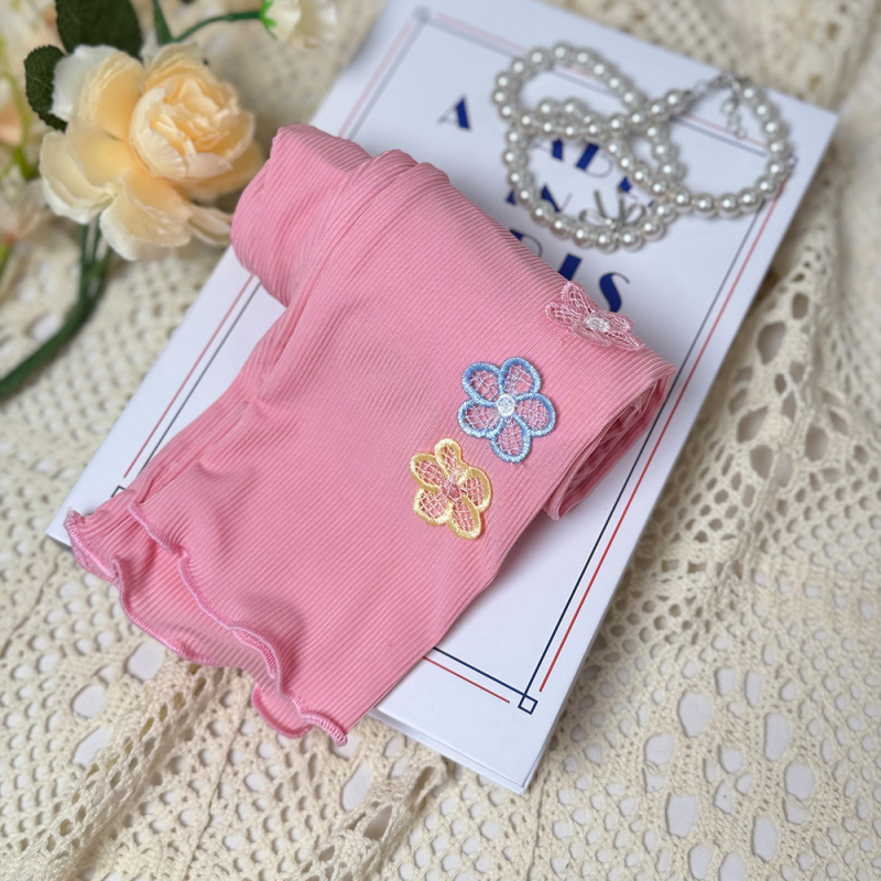 Dječje tajice za djevojčice, Ice Silk, srednji pojas, kratka duljina, uzrast 3–8 godina, 95% poliester