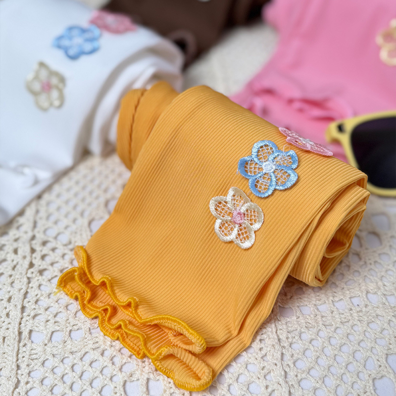 Dječje tajice za djevojčice, Ice Silk, srednji pojas, kratka duljina, uzrast 3–8 godina, 95% poliester