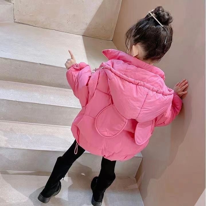 Παιδικό παλτό με γέμιση από συνθετικό πούπουλο και βαμβάκι, κορεατικό στυλ, χειμώνας, παχύ, με κουκούλα, φερμουάρ (Κορεατικό στυλ, Χειμώνας, Παχύ, Με κουκούλα, Φερμουάρ)