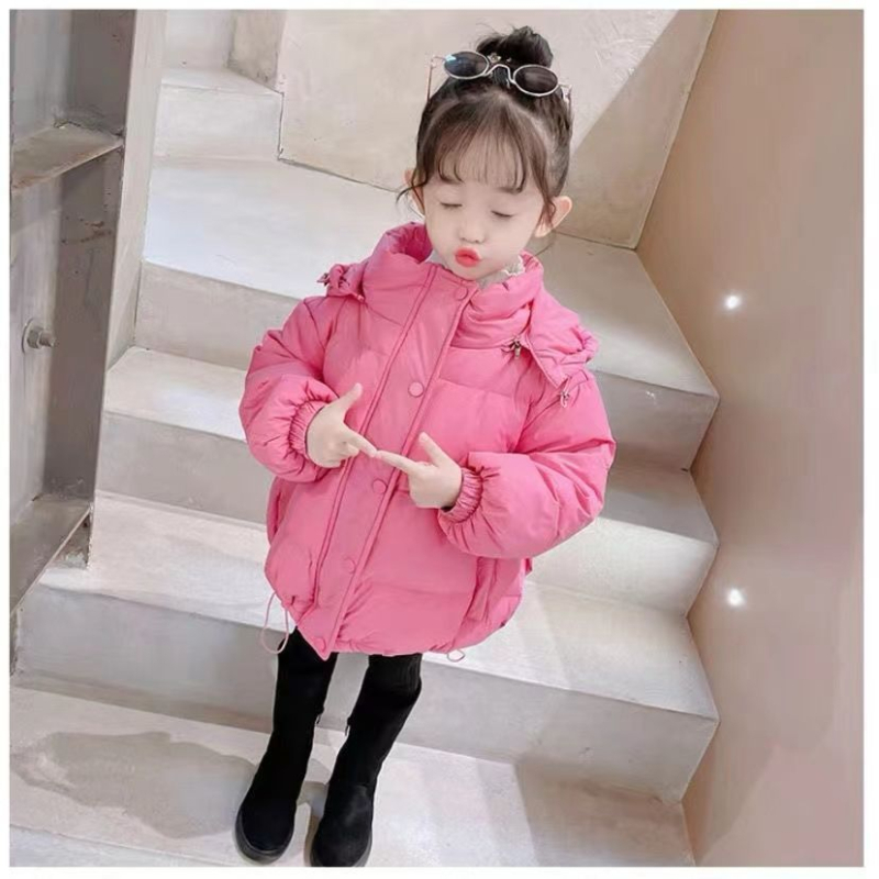 Παιδικό παλτό με γέμιση από συνθετικό πούπουλο και βαμβάκι, κορεατικό στυλ, χειμώνας, παχύ, με κουκούλα, φερμουάρ (Κορεατικό στυλ, Χειμώνας, Παχύ, Με κουκούλα, Φερμουάρ)