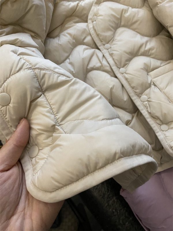 Детско леко пухено яке, унисекс, пълнеж бял гъши пух, есенно-зимно, кръгло деколте, свободна кройка