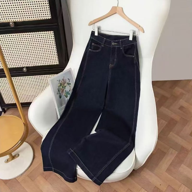 Džinsice srednjeg struka, mikroelastični denim pamuk s spandeksom, gušći materijal, stil Royal Sister (srednji struk; mikroelastičnost; denim pamuk s spandeksom; gušći materijal)