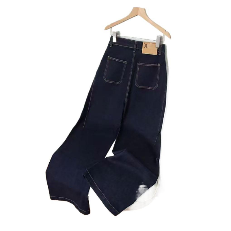 Džinsice srednjeg struka, mikroelastični denim pamuk s spandeksom, gušći materijal, stil Royal Sister (srednji struk; mikroelastičnost; denim pamuk s spandeksom; gušći materijal)