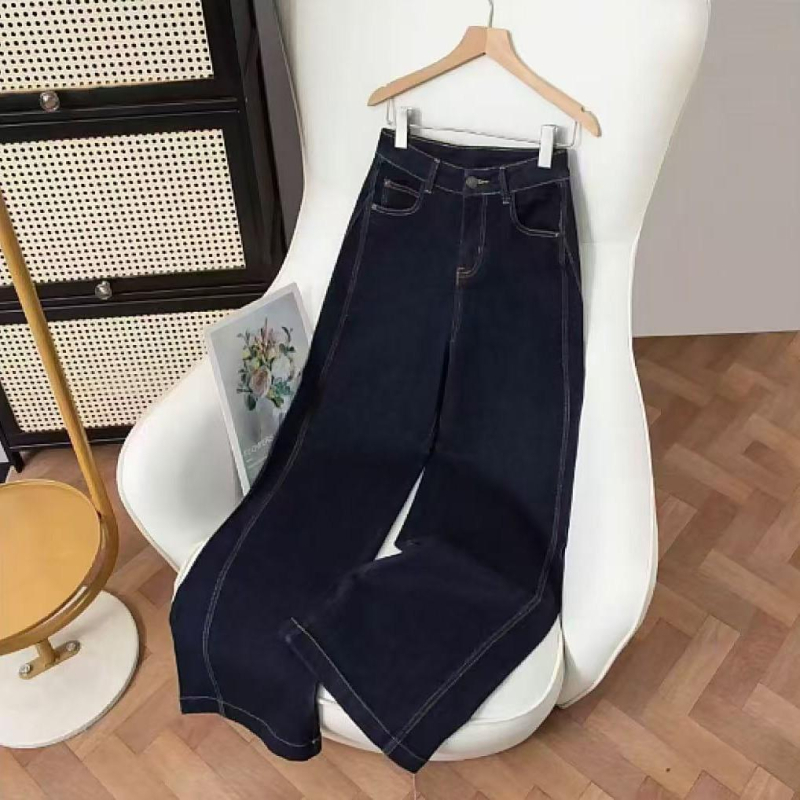 Džinsice srednjeg struka, mikroelastični denim pamuk s spandeksom, gušći materijal, stil Royal Sister (srednji struk; mikroelastičnost; denim pamuk s spandeksom; gušći materijal)