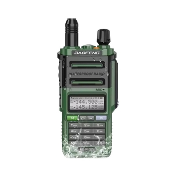 Baofeng UV-9R Pro Dvosmjerni Radio — Type-C Direktno Punjenje, IP68 Vodootporno, Raspon Frekvencija 136-174/400-520 MHz, RF Izlazna Snaga 18, 199 Kanala