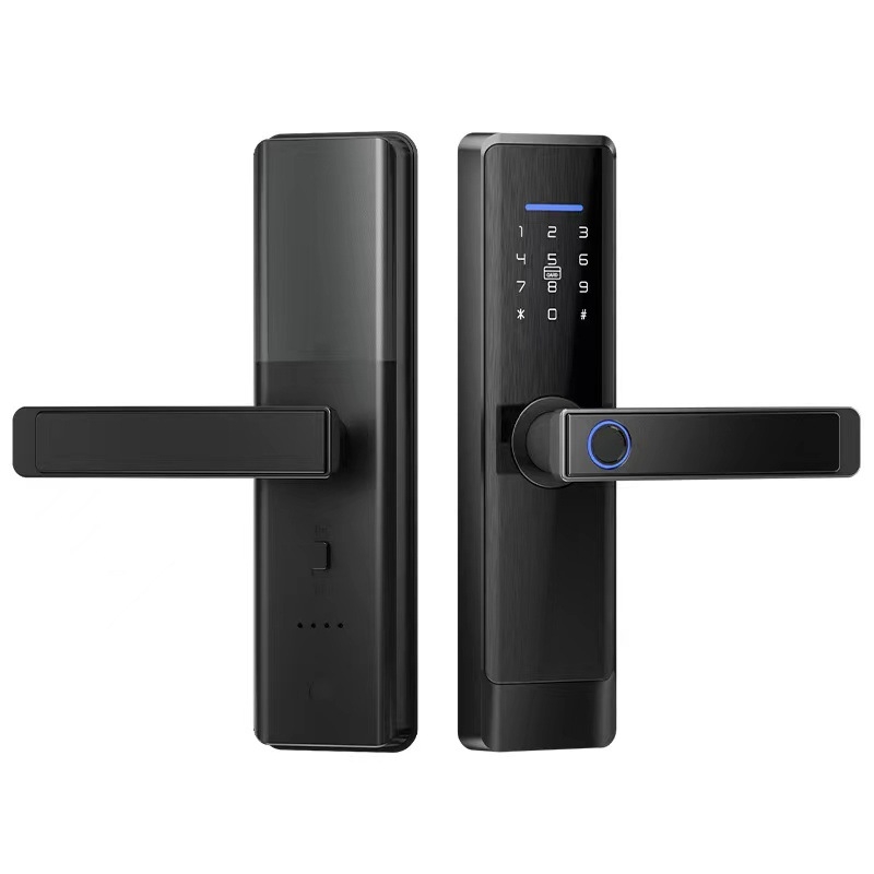 Sorrea HB-L1 pametna brava za masivna drvena vrata — otisak prsta, lozinka, kartica, Bluetooth i Wi‑Fi