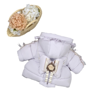 Παιδικό χειμερινό παλτό για κορίτσια με εξωτερικό και επένδυση από ακέτα ίνα, γέμισμα πολυεστέρα, σταθερή κουκούλα, φερμουάρ, για ηλικίες 3–8 ετών