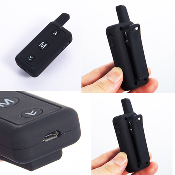 Intercom lavalier mini cu 16 canale, design micro în ureche, gamă de frecvență 3–5 km, putere RF 1, baterie litiu 700