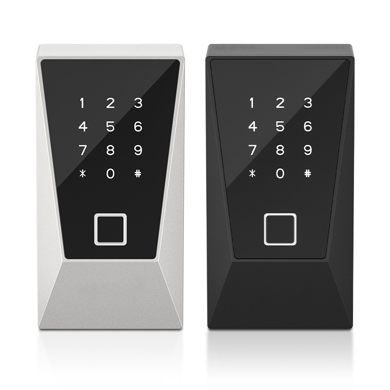 Cutie inteligentă pentru chei cu amprentă și parolă, buton tactil, carcasă din aliaj de aluminiu, model CH-931-2, distanța tijelor de încuietoare 25 mm, potrivită pentru curți, birouri, pensiuni și locuințe