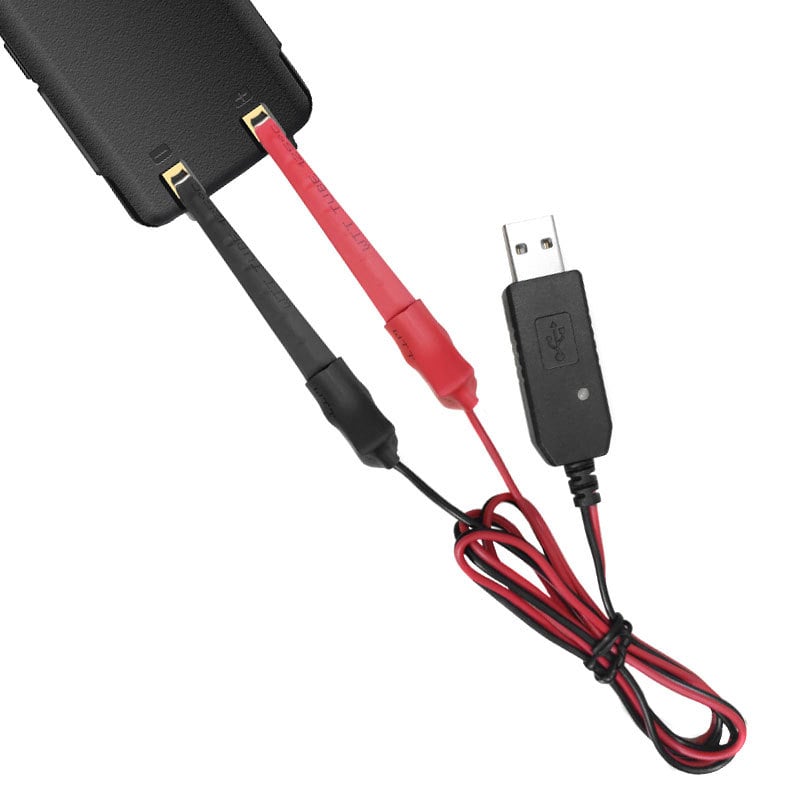 Punjač za ručni radio s klipsom za litijsku bateriju, 2. generacija, univerzalno, podržava 3V-8.4V, 1000mAh, vodootporan