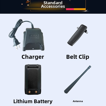 TopTalk TK5200 Visokoenergetska ručna radiostanica, 8W, doseg 3–5 km, 16 kanala, 400–470 MHz, Li‑ion baterija 4500 mAh