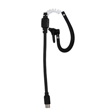 Zhongchen Mini Kabel za slušalice za walkie-talkie, Type-C priključak, ušni dizajn, protiv smetnji, jasan zvuk