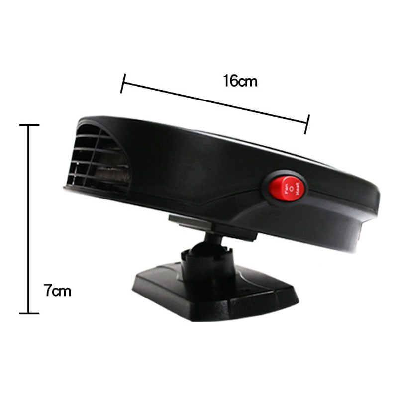 Automobilski grijač 150W, model 5002, ABS plastika