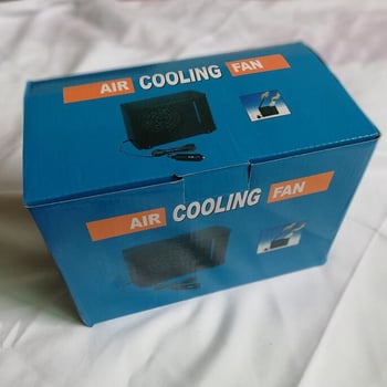 Автомобилен охладител за въздух – преносим водно-охлаждащ охладител, ABS, 30–60W, модел Air cooler, възможност за лицензионен частен етикет