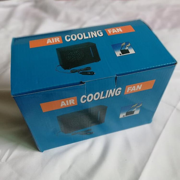 Автомобилен охладител за въздух – преносим водно-охлаждащ охладител, ABS, 30–60W, модел Air cooler, възможност за лицензионен частен етикет