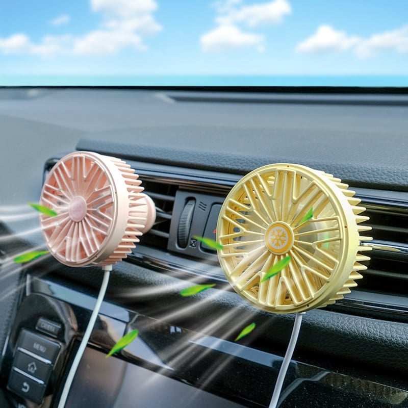 Automobilski ventilator, ABS materijal, dvostruka namjena za automobil i dom, model W9117, 5W