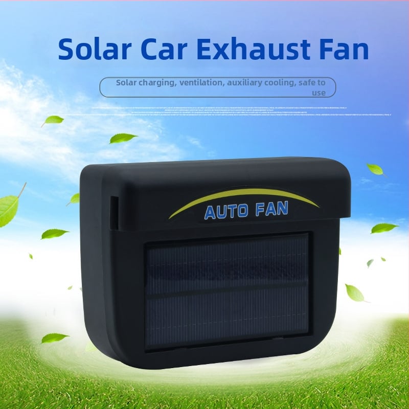 Automobilski solarni ventilator za unutarnju ventilaciju (ABS + solarni panel, model S-311, 0,5 W)