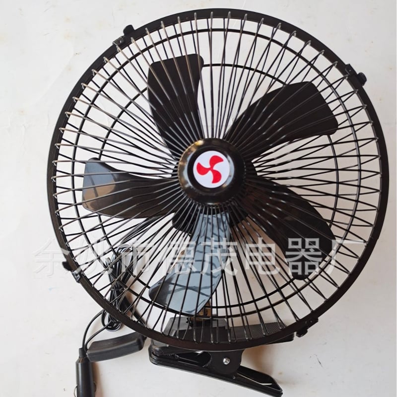 Автомобилен вентилатор, 12V, 5 лопатки, пълен корпус, 18W, мотор с медно ядро