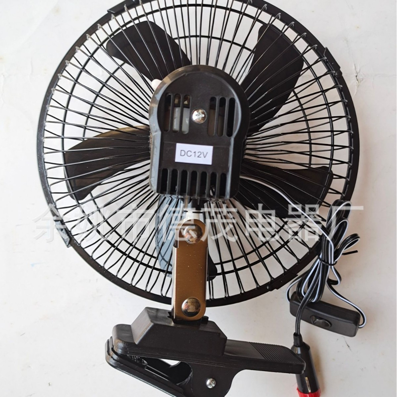 Автомобилен вентилатор, 12V, 5 лопатки, пълен корпус, 18W, мотор с медно ядро