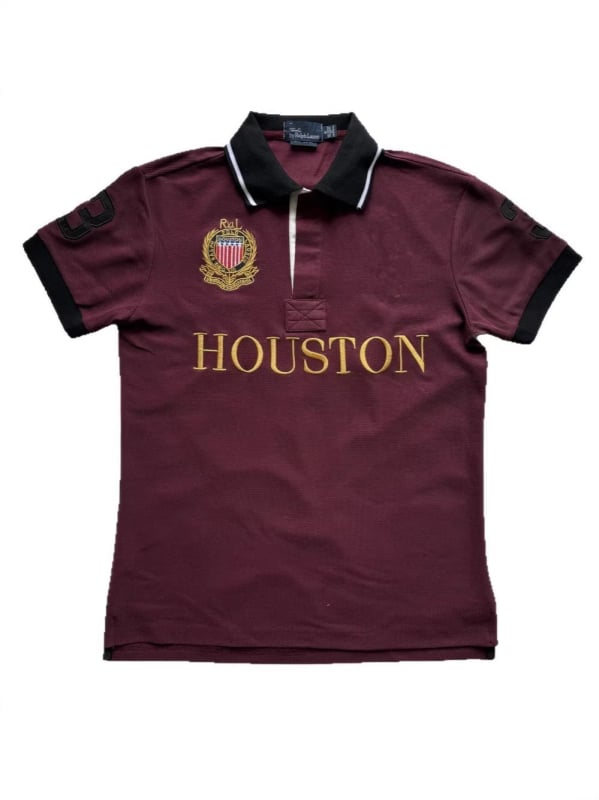 Πόλο πουκάμισο με κέντημα, σειρά Ευρωπαϊκών και Αμερικανικών πόλεων, κοντό μανίκι, φαρδιά γραμμή, καλοκαιρινό καθημερινό στυλ